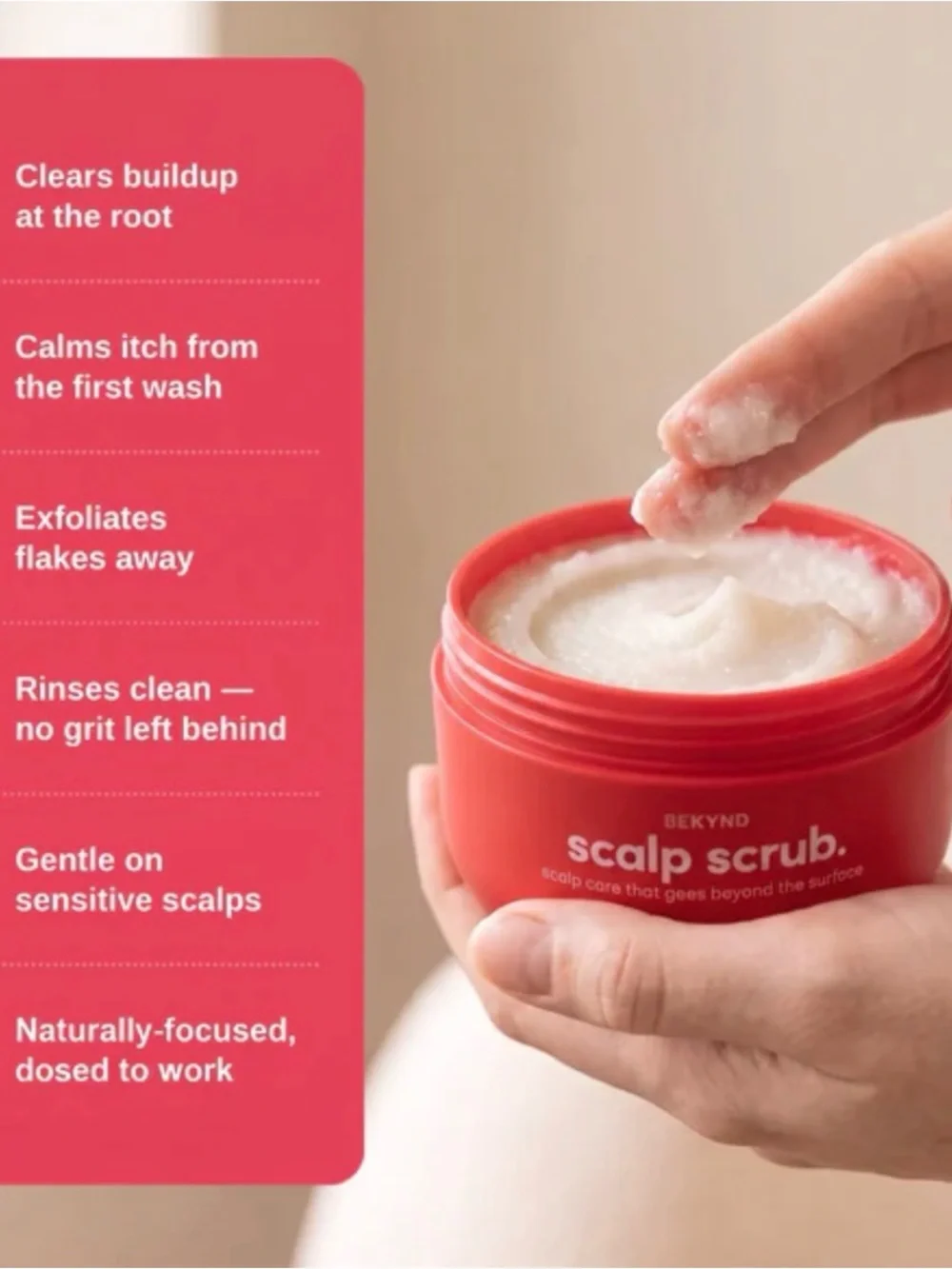 Red Scalp Scrub - Exfoliating Treatment